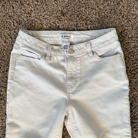 d. jeans Women's Light Gray Skinny Jeans Sz 4 - Picture 3 of 5
